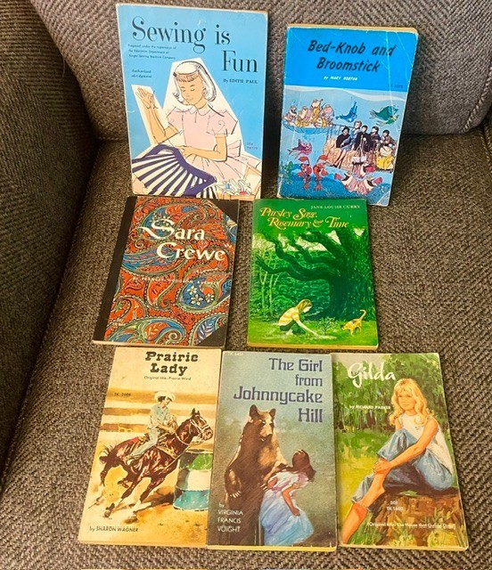 Lot of 7 Vintage Scholastic Chapter Books 1960’s- 1970’s girls interest