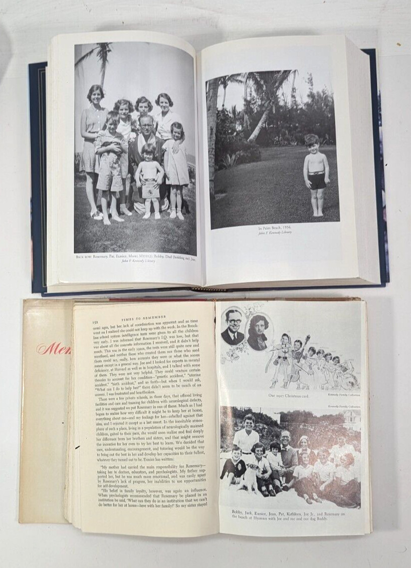 JFK – Lot of 7 books: John F. Kennedy & the Kennedy family: Jackie, Ted, Rose