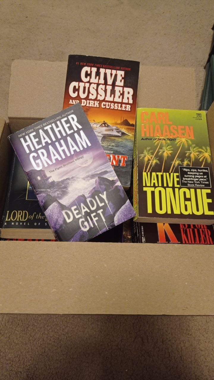 ⭐ Cheap Lot of 9 Thriller Paperbacks – Sale Price