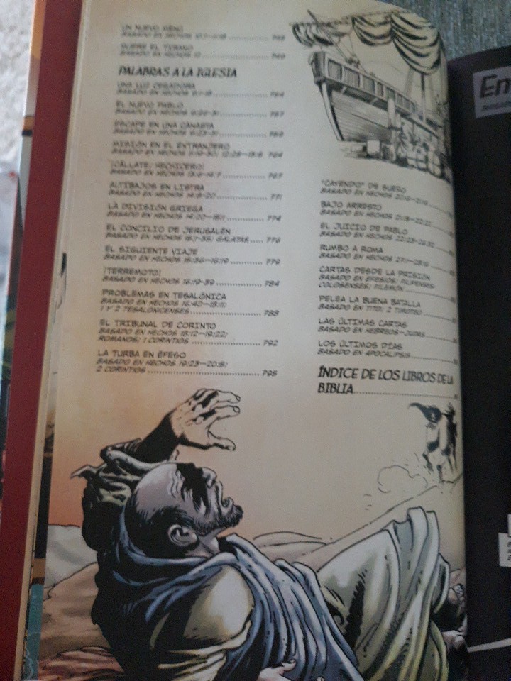 La Biblia En Accion, Graphic Novelization, Spanish Language 2023 VG