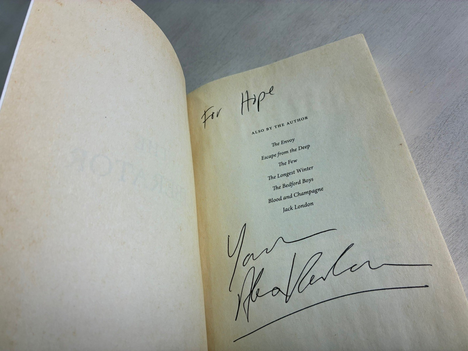 The Liberator (2012) by Alex Kershaw – SIGNED by Author! VG+ PB – Broadway Books