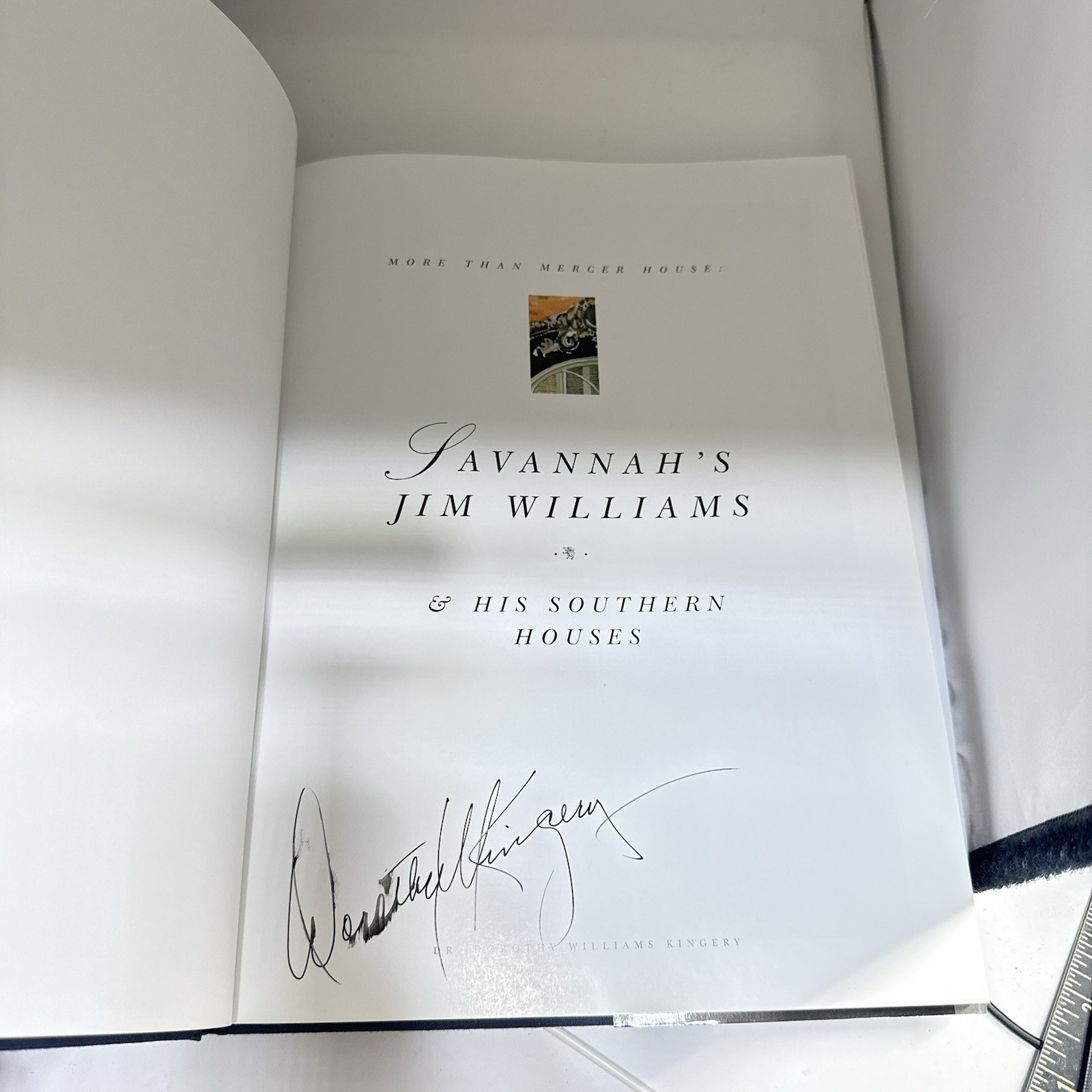 Savannah’s Jim Williams and His Southern Houses *SIGNED* Kingery 1996 Georgia