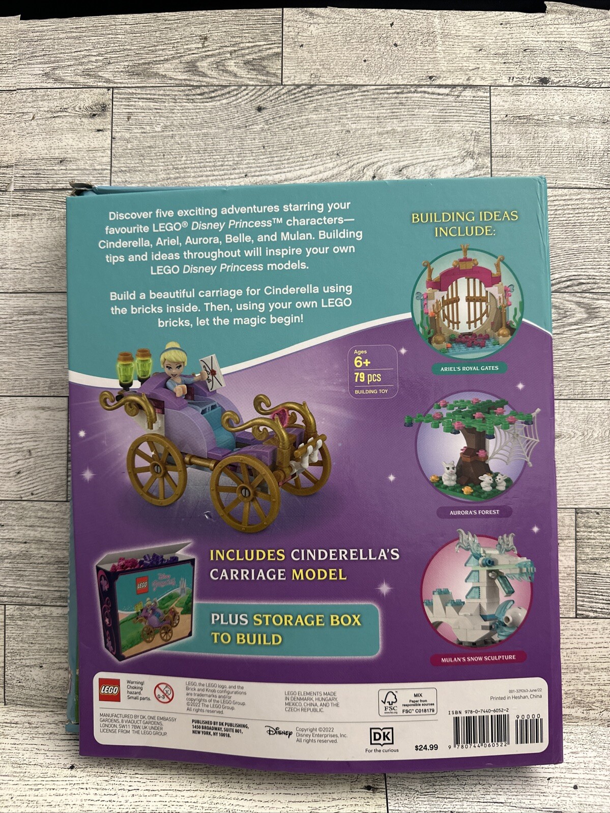 Lego Disney Princess Build Your Own Adventure Book Lego Sealed 79 Pcs $24.99MSRP