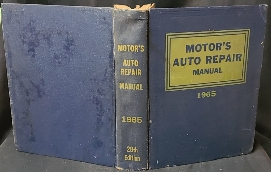 Motors Auto Repair Manual 28th Edition 1965 Hardcover
