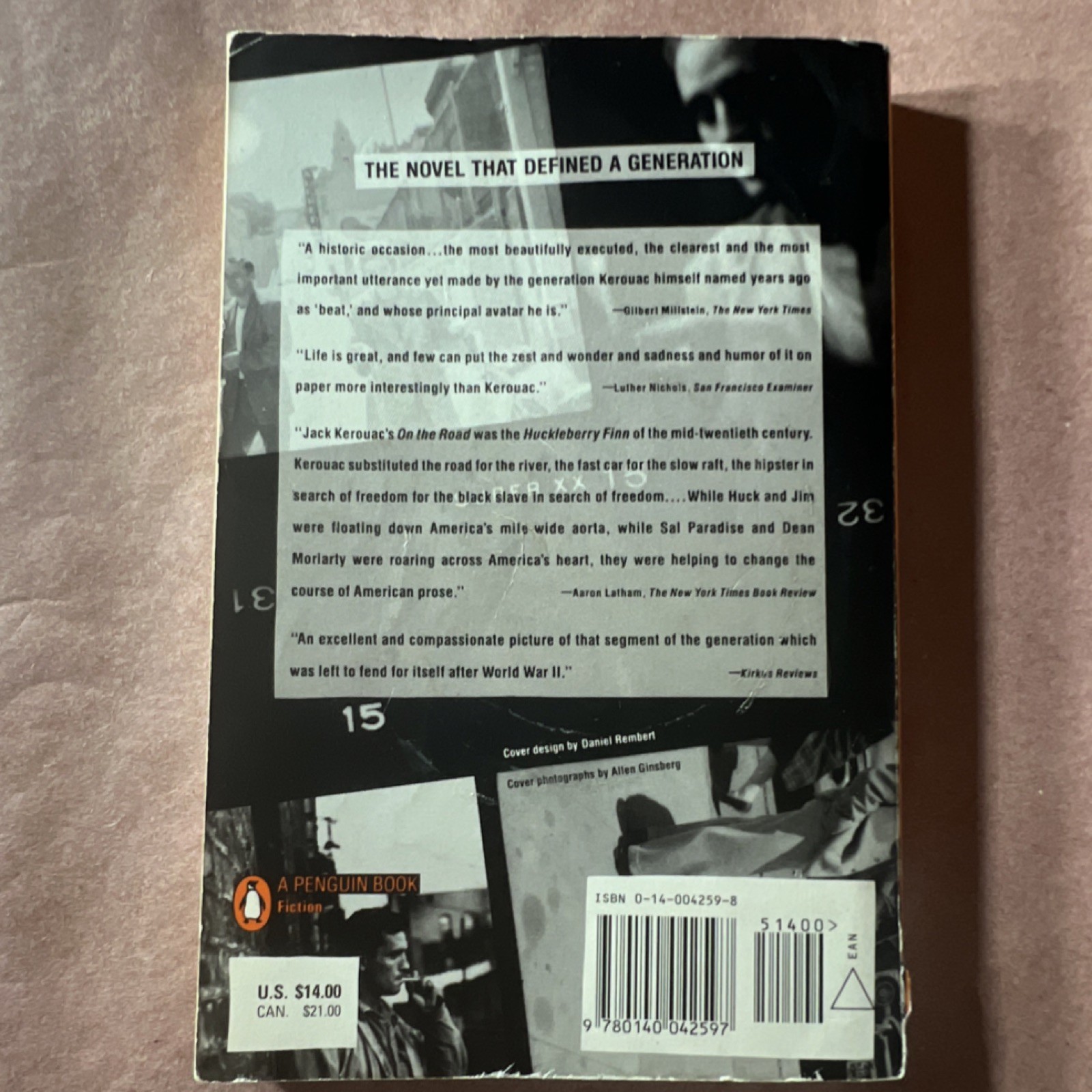 Penguin On The Road by Jack Kerouac Uk-B Format Paperback 1976 Classics