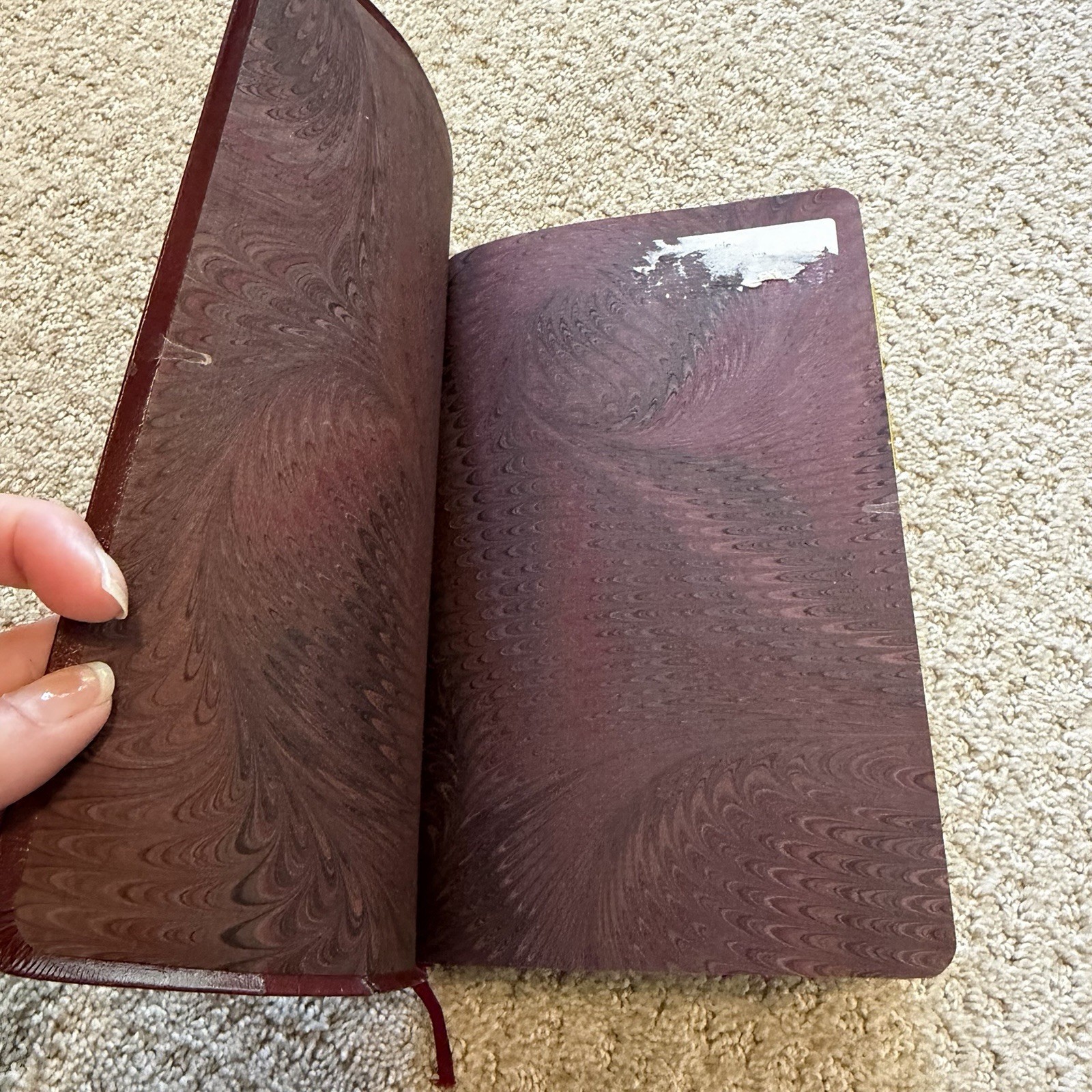 The New Jerusalem Bible Burgundy Hardcover 1985 Gold Thumb Indexed Tabbed
