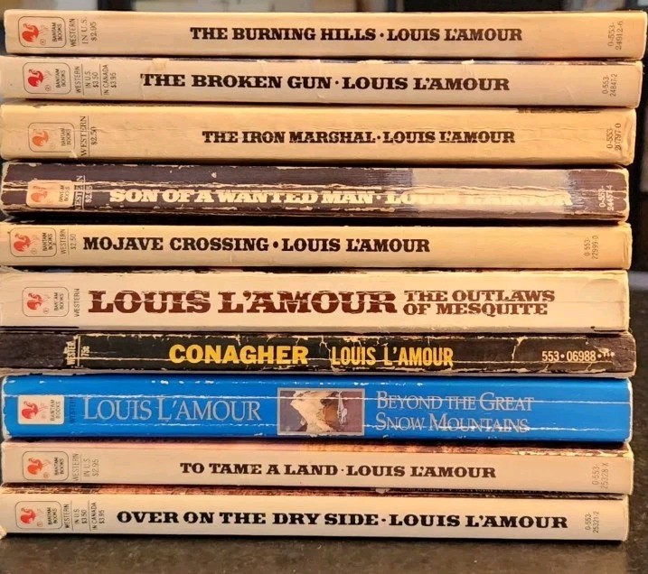 Louis L’Amour Lot Of 10 Western Paperback Books