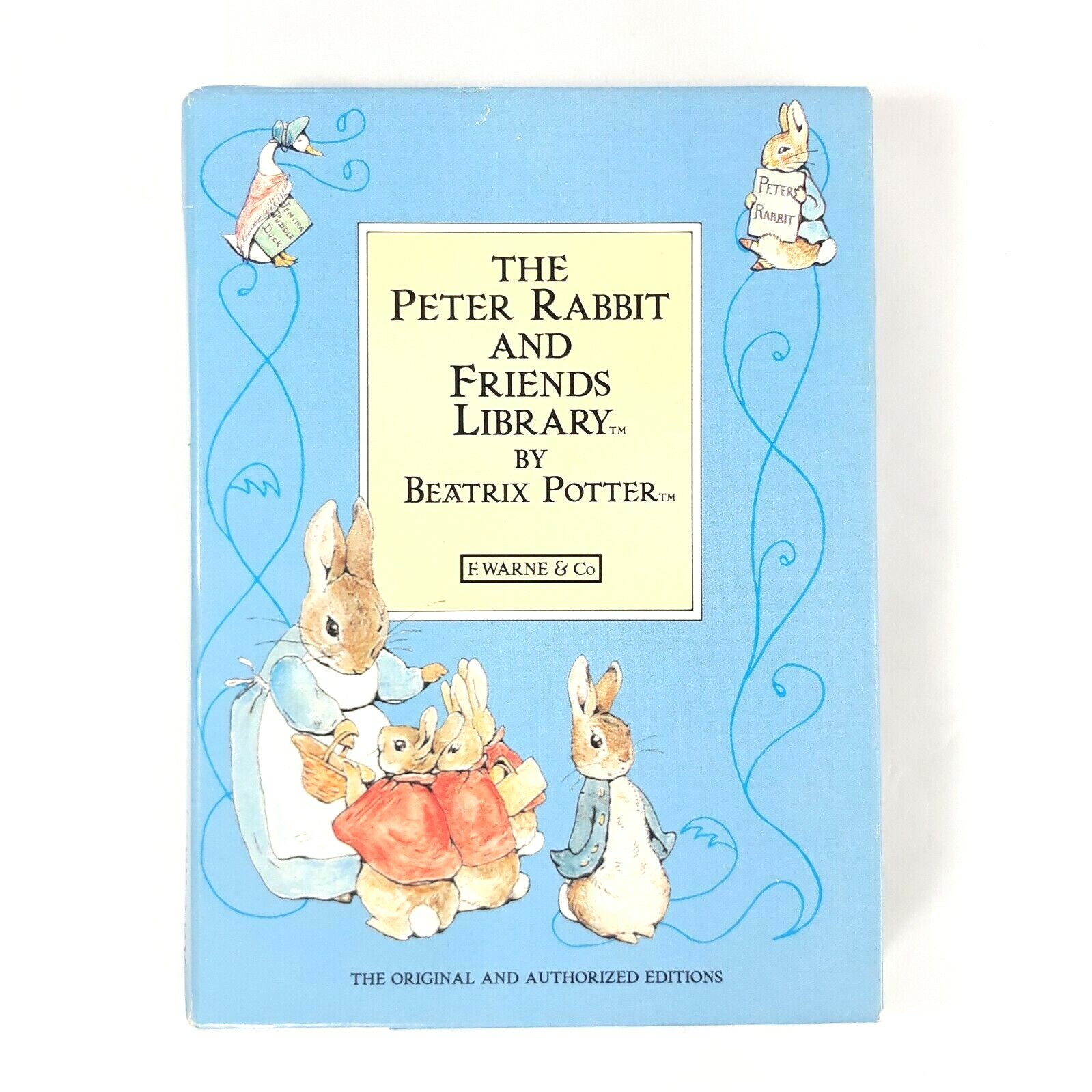 Peter Rabbit and Friends Library 10 Children Book Set 1993 Beatrix Potter Warne