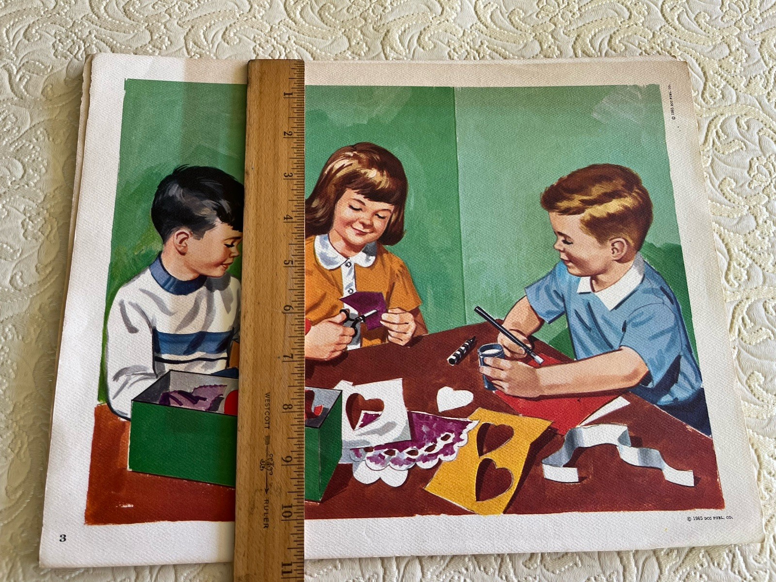 1965 David C Cook Publishing Instructions 7 Holiday Posters Educational ￼