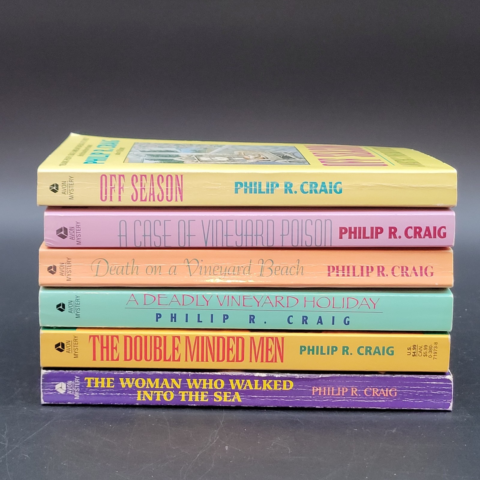Lot of 6 Philip R Craig A Martha’s Vineyard Mystery PB Novels Multiple Titles