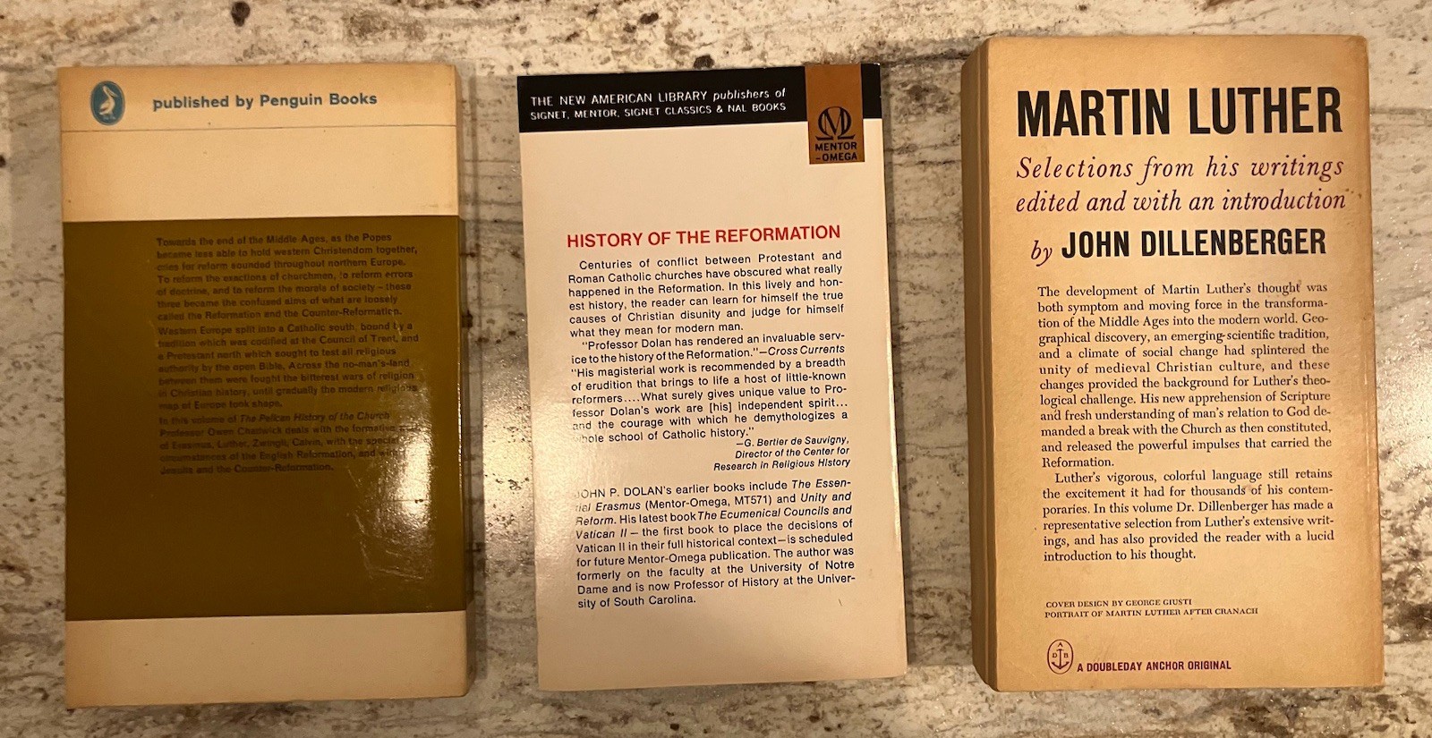 3 Paperback Books About Martin Luther And The Reformation