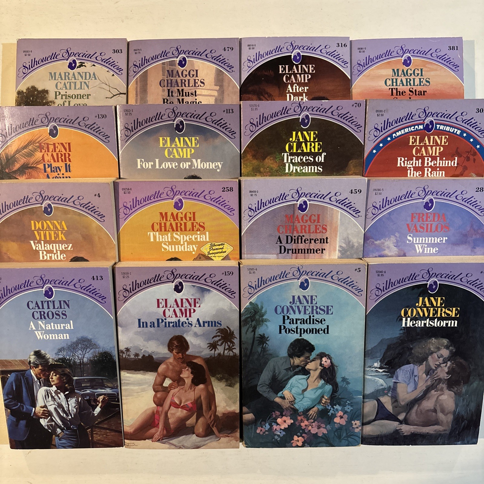 Silhouette Special Edition Book Lot 80s (16) F48