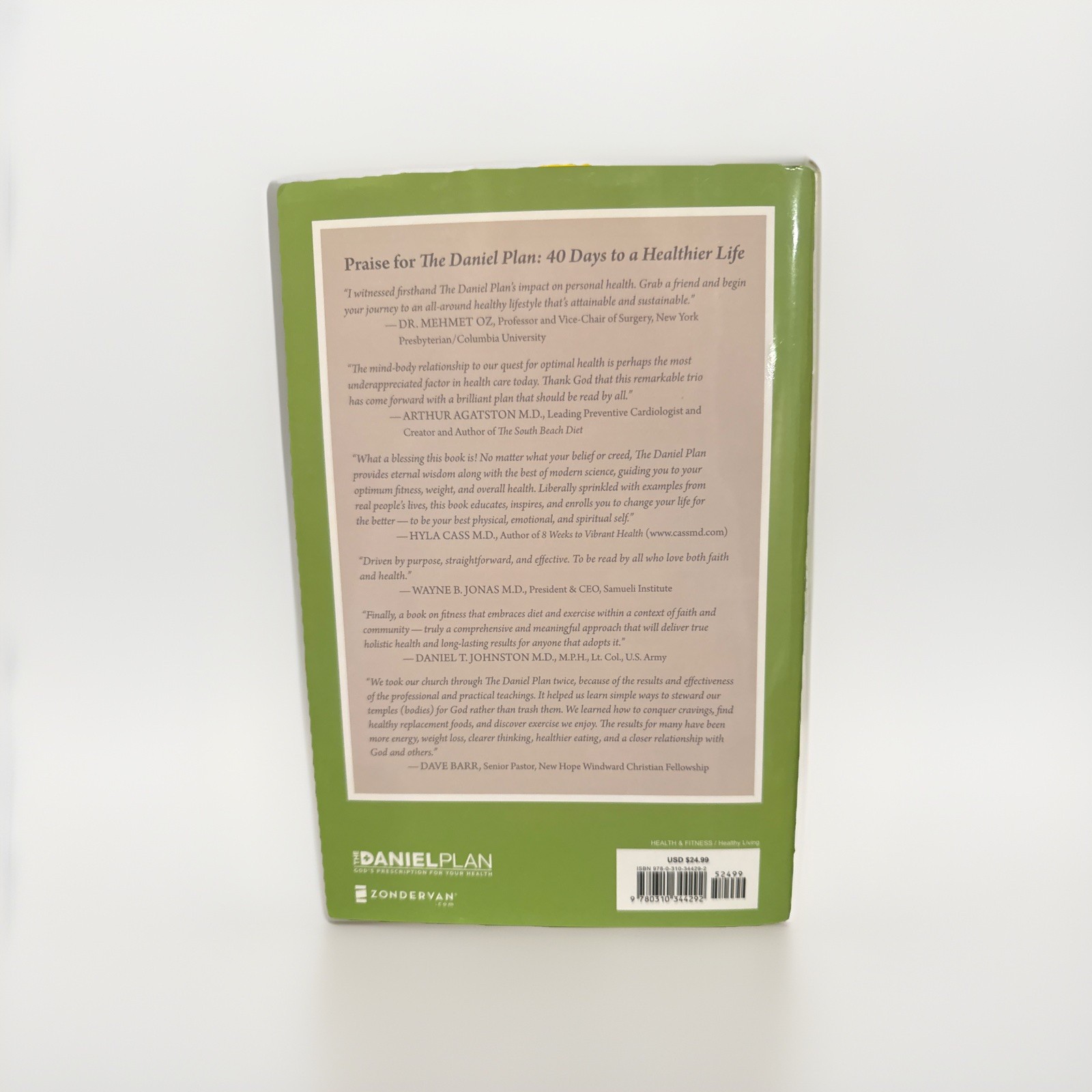 The Daniel Plan Ser.: The Daniel Plan : 40 Days to a Healthier Life by Daniel G.