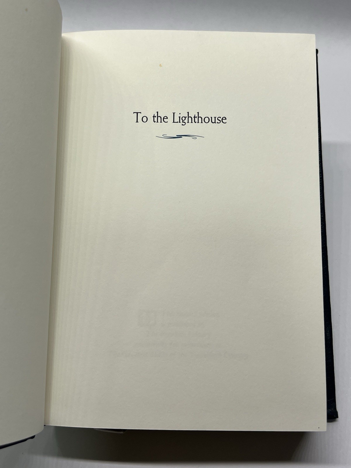To The Light House by Virginia Woolf The Franklin Library 1980 Leather
