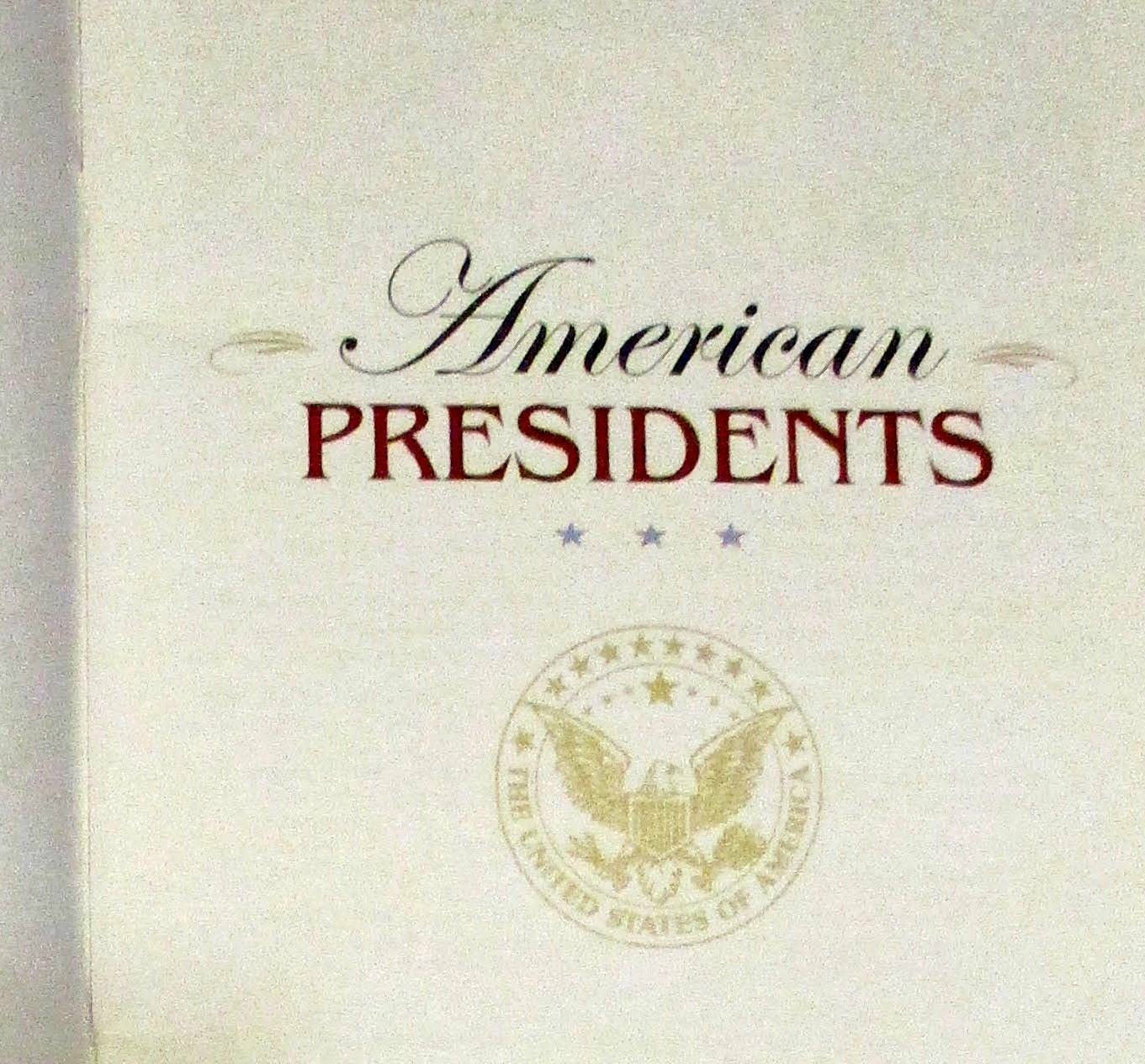 American Presidents Book of Facts 47 Pages No Date