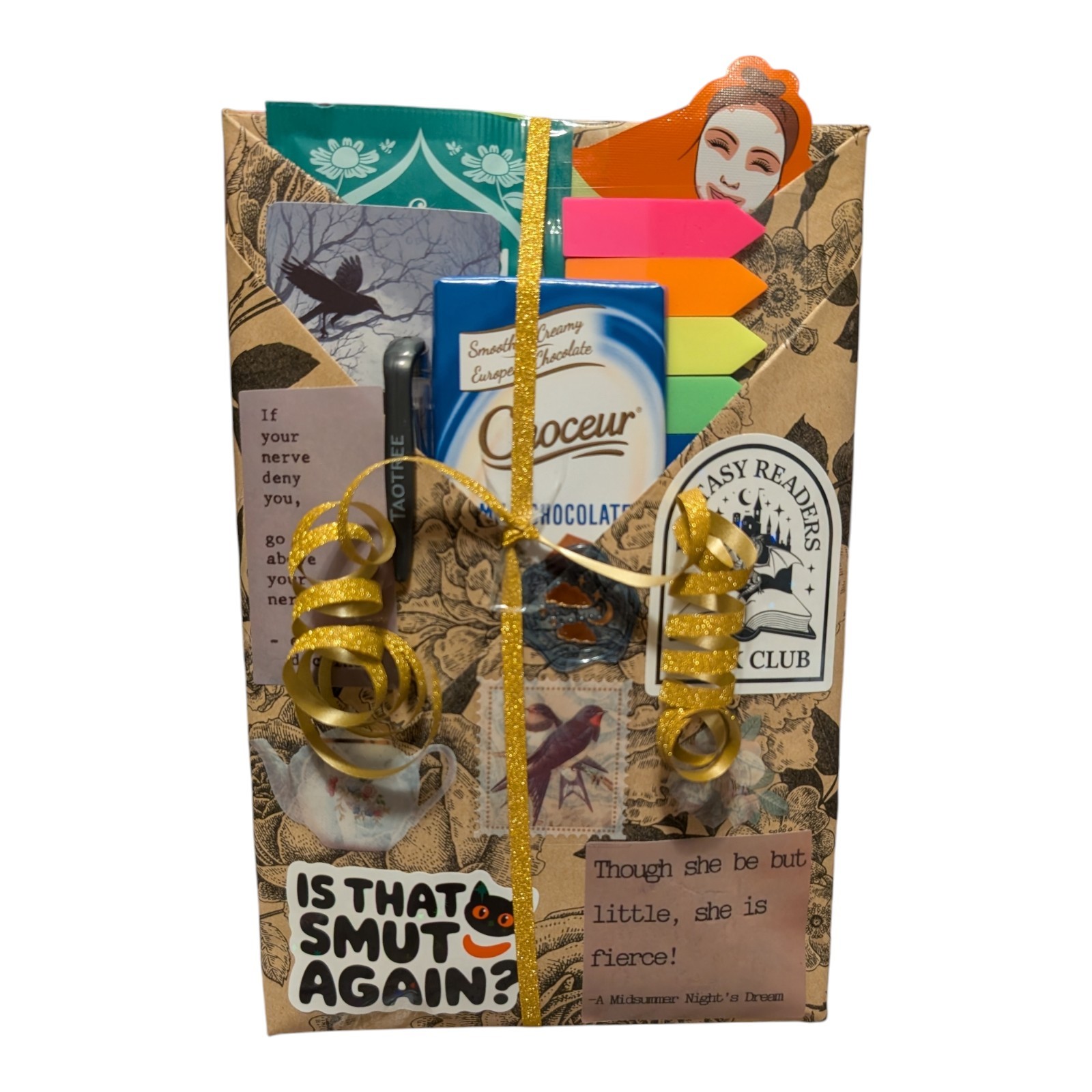Enchanted Escape: Blind Date With A Book, Tea, Candy Bookmark More Booktok