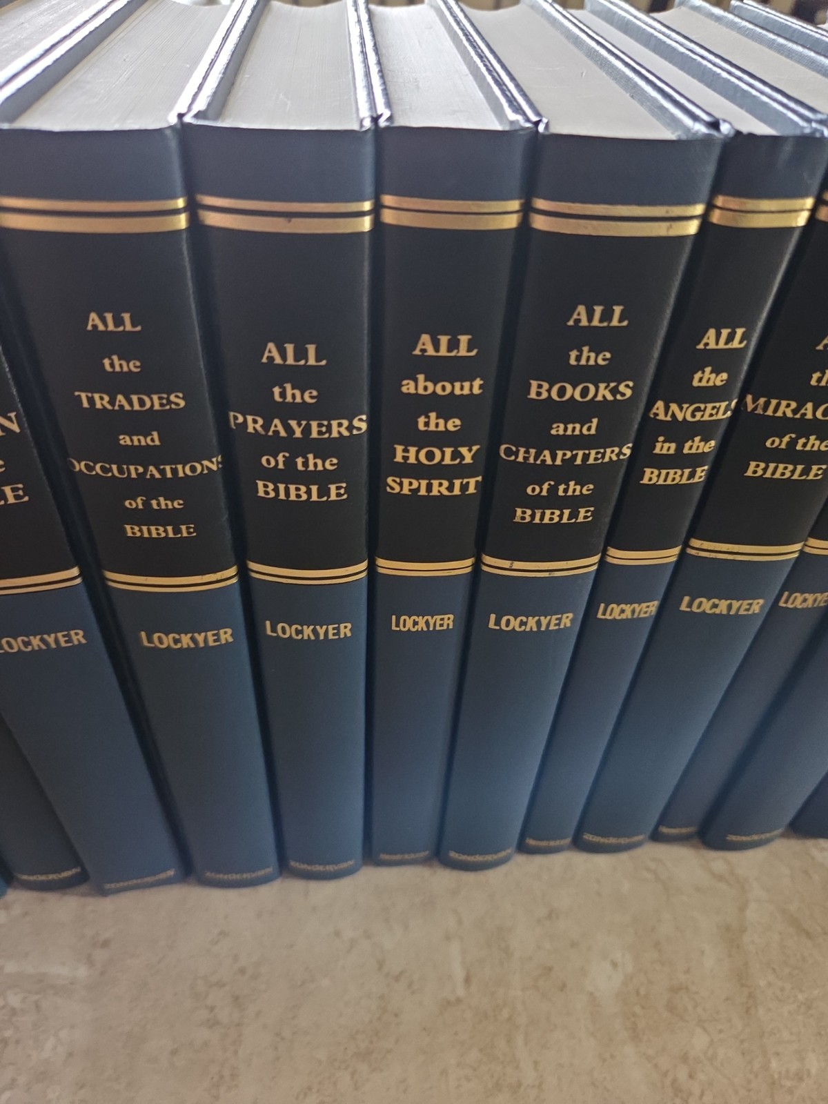 All Of The Bible Series by Herbert Lockyer (20 Volume Set) Zondervan Hardcover