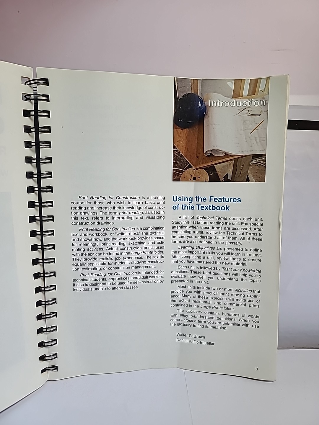 Print Reading for Construction Residential Commercial Brown Dormueller Spiral