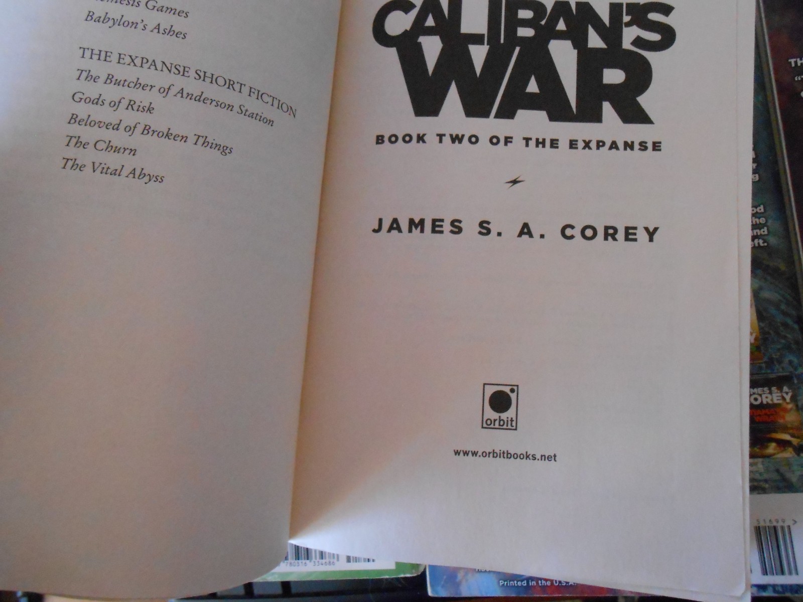 James S. A. Corey Lot of 6 THE EXPANSE Books 1-6 – TPB GC