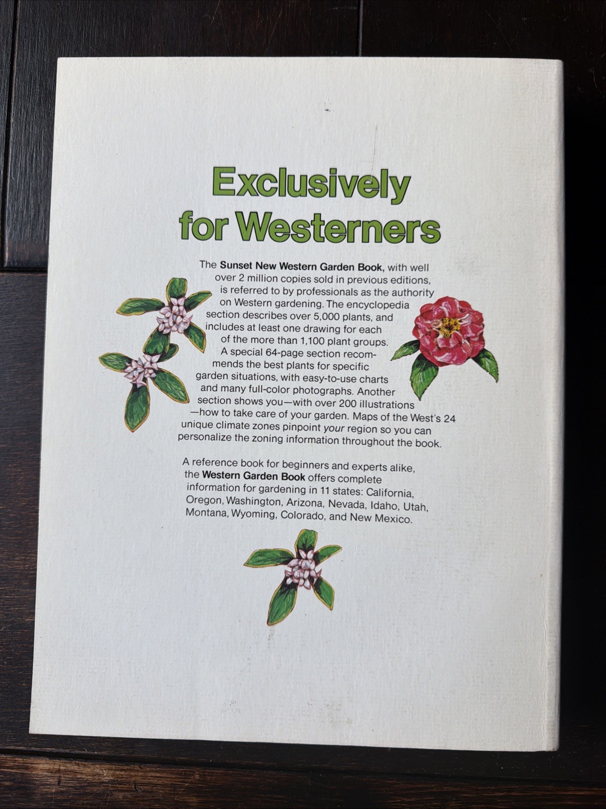 The New Sunset Western Garden Book VINTAGE 1981 Edition