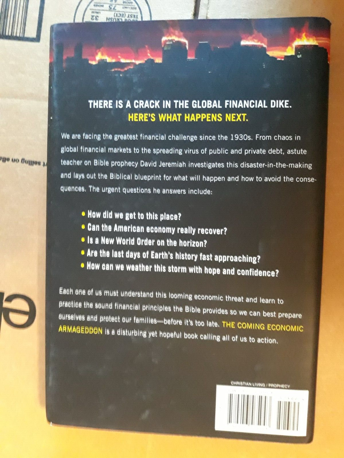 THE COMING ECONOMIC ARMAGEDDON, prophecy (2010 HC) by Dr. David Jeremiah