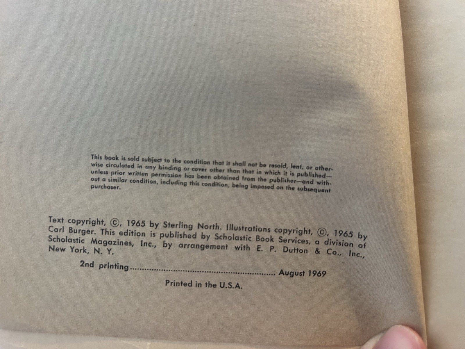 Little Rascal by Sterling North (1969, 2nd printing)