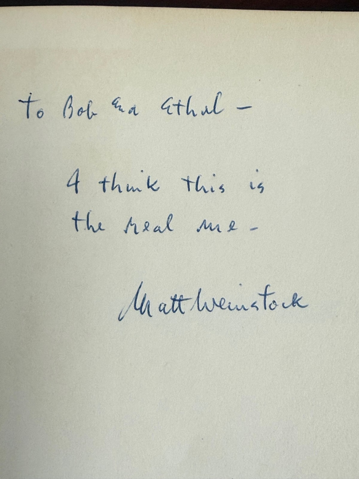 Muscatel at Noon by Matt Weinstock Hardcover with Dust Jacket *SIGNED* 1951