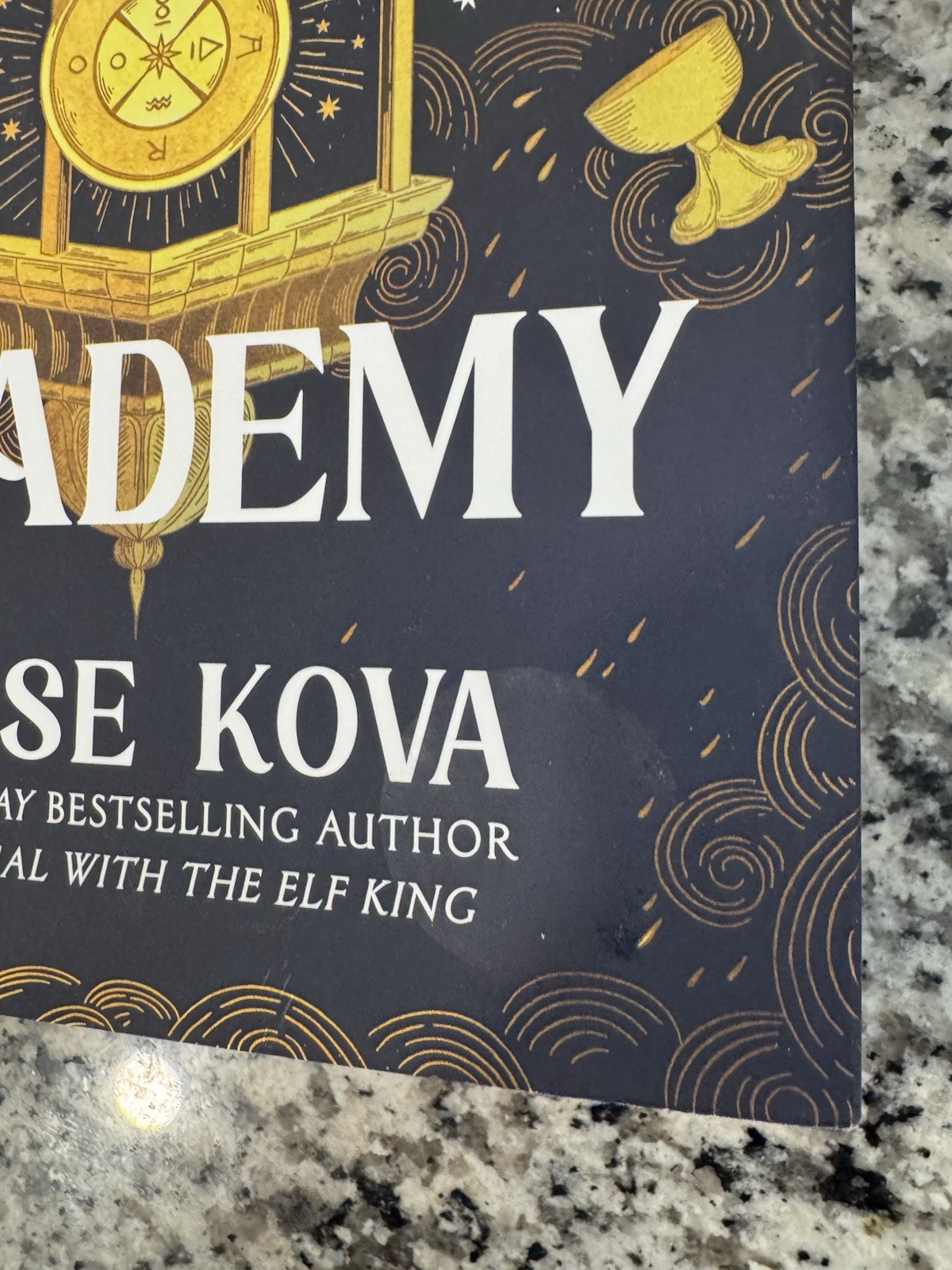 Arcana Academy Book 1 Hardcover Novel by Elise Kova (2025) Dust Jacket