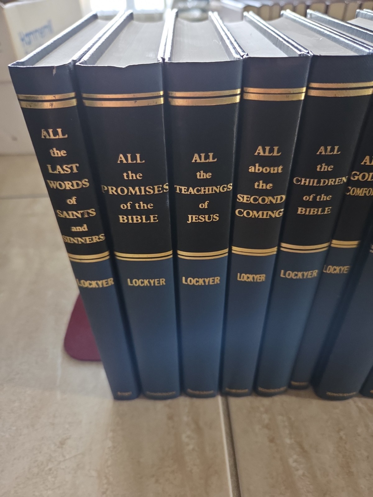 All Of The Bible Series by Herbert Lockyer (20 Volume Set) Zondervan Hardcover