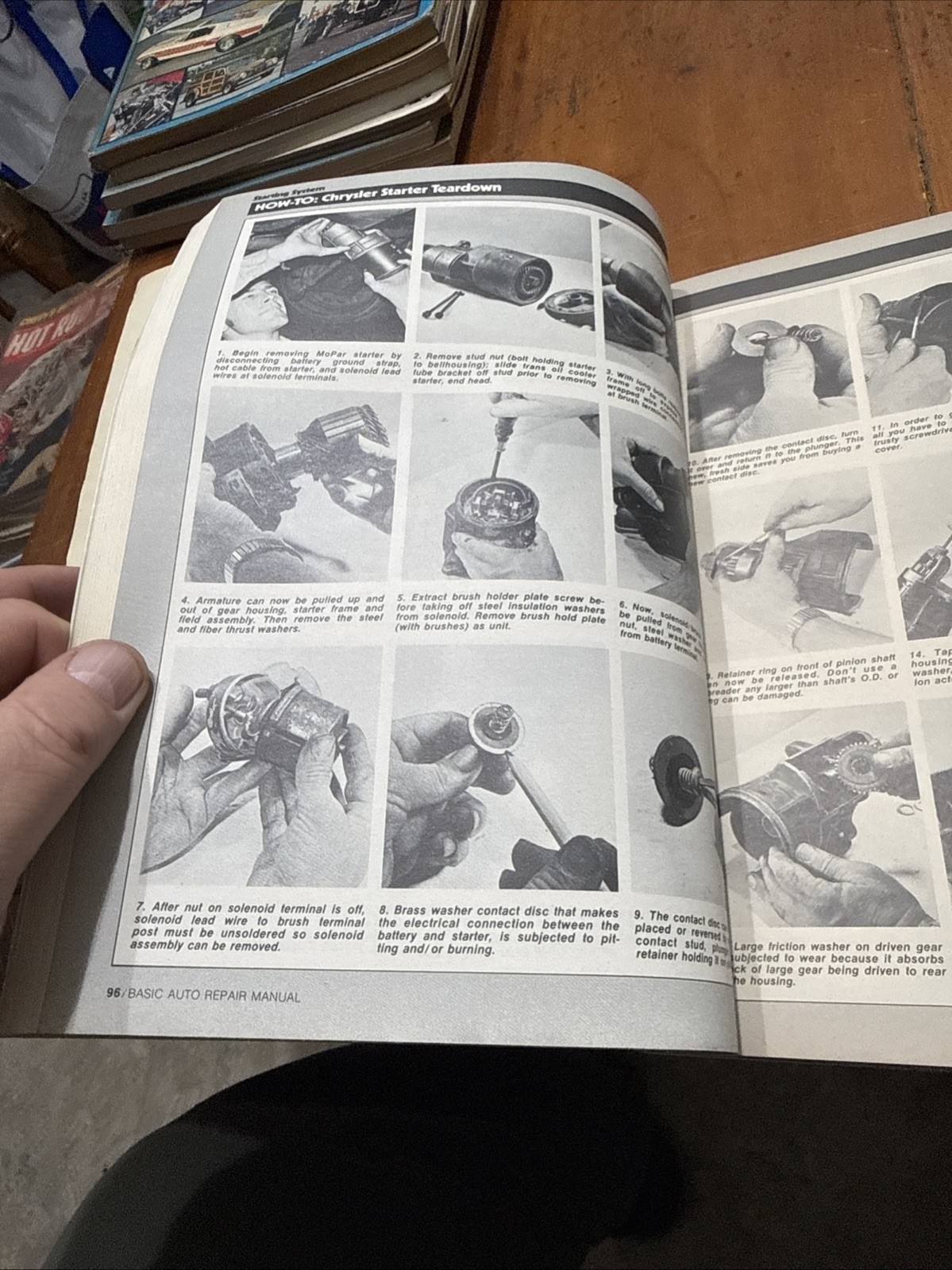 1973 Petersen’s Basic Auto Repair Manual Book Custom Racing Hot Rod Library