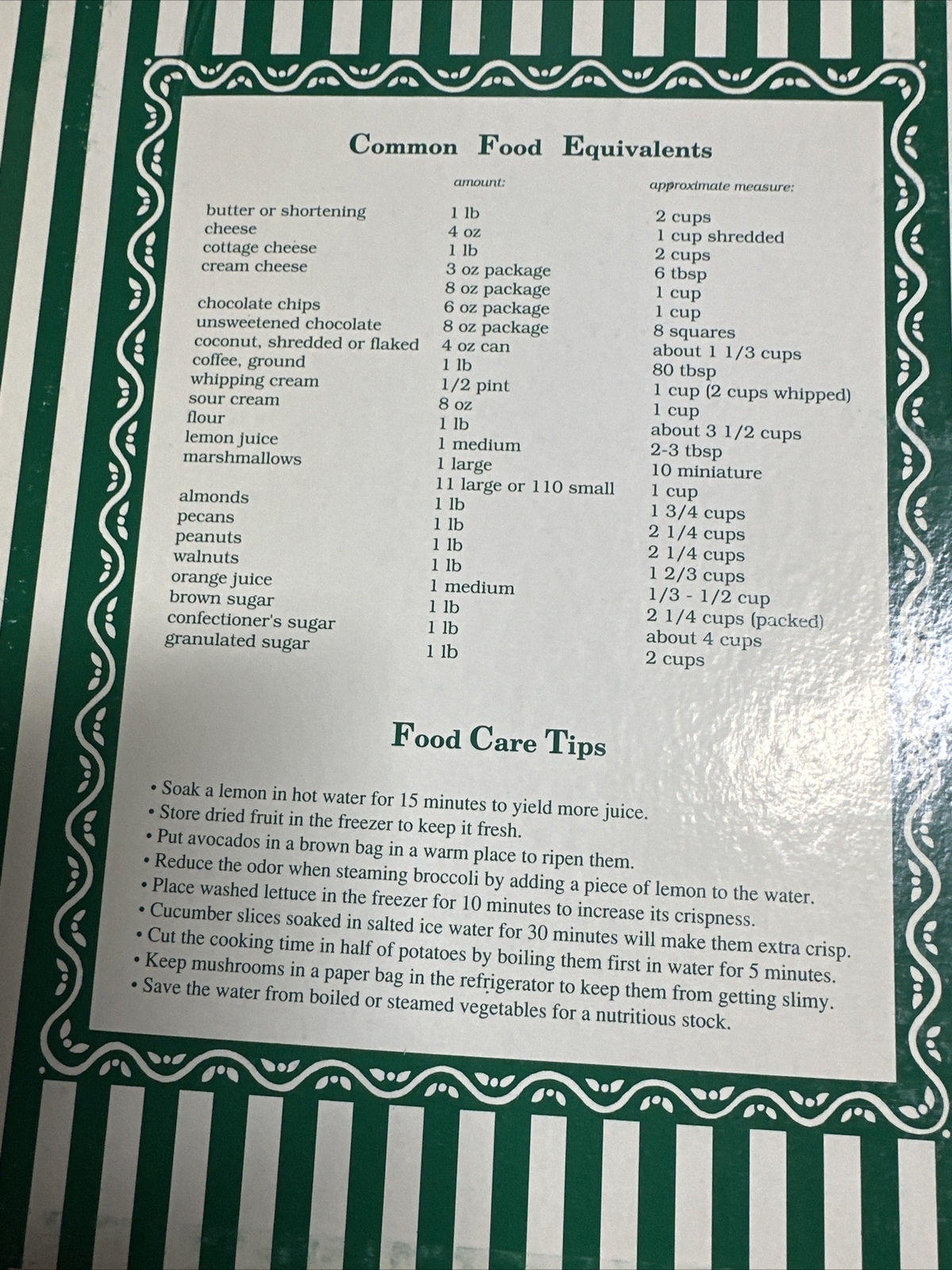 New Vintage 3 Ring Empty Collected Recipes Book Meadowsweet Kitchens 11×12