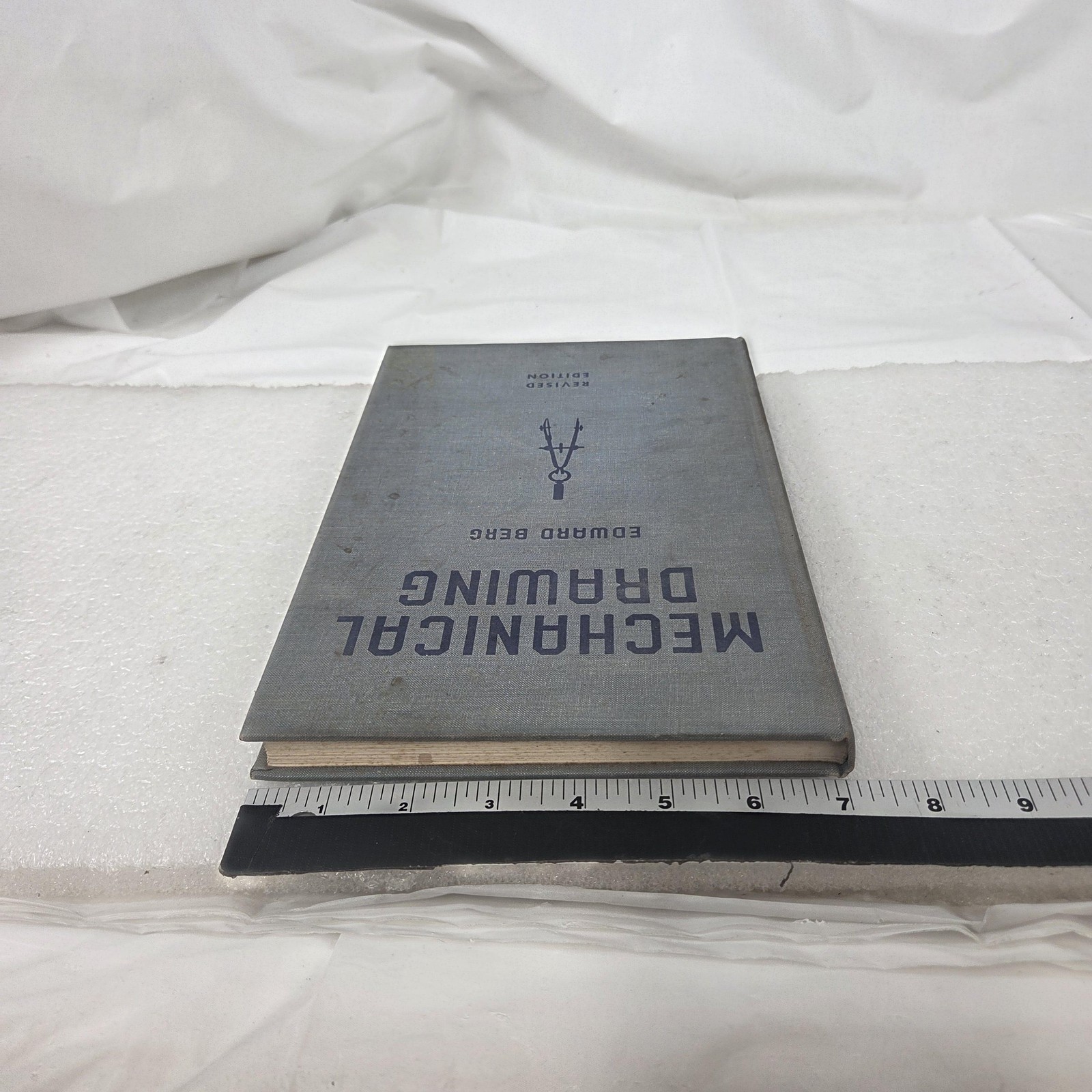 Vintage 1962 Mechanical Drawing Edward Berg 5th Revised Edition Hardcover Book