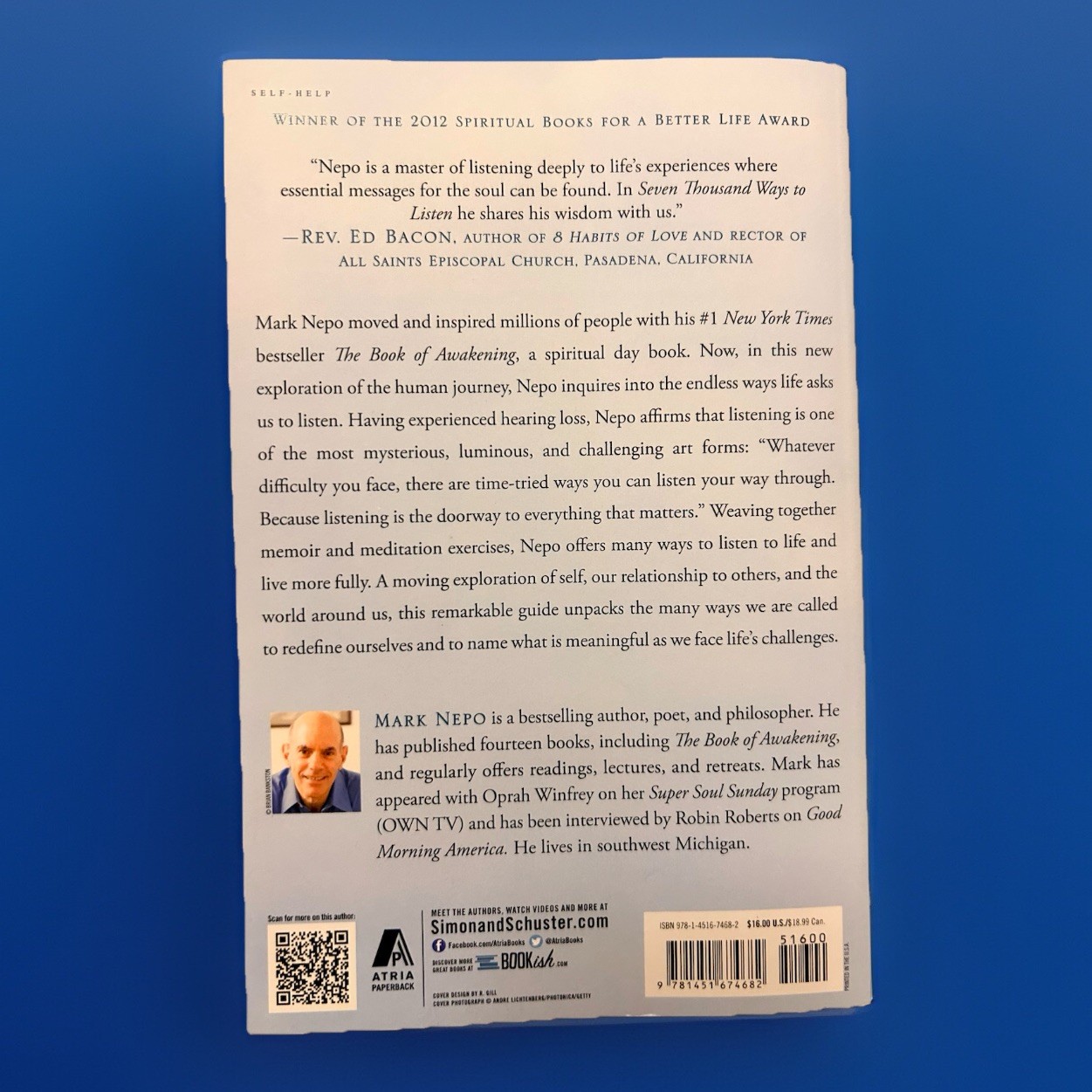 Seven Thousand Ways to Listen : Staying Close to What Is Sacred by Mark Nepo