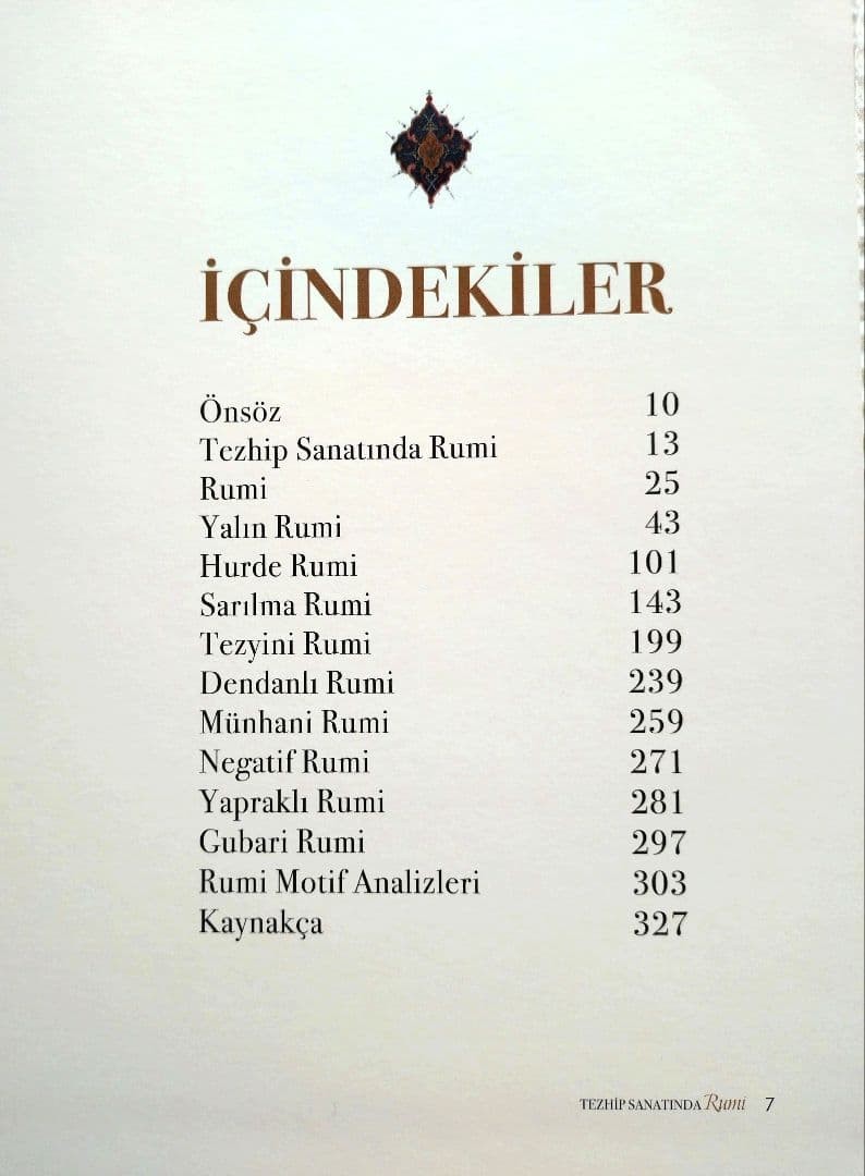 Tezhip Art Rumi Book by Munevver Ucer and Kaya Ucer 328 Pages 2025 Turkish