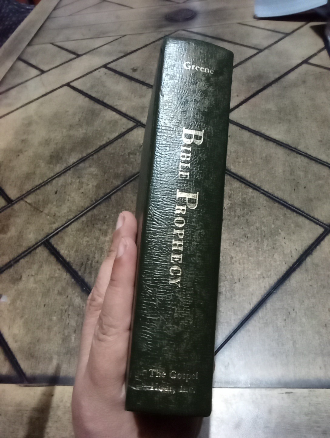 Bible Prophecy by Oliver B. Greene 1975 1st Print Hardcover Gospel Hour VG