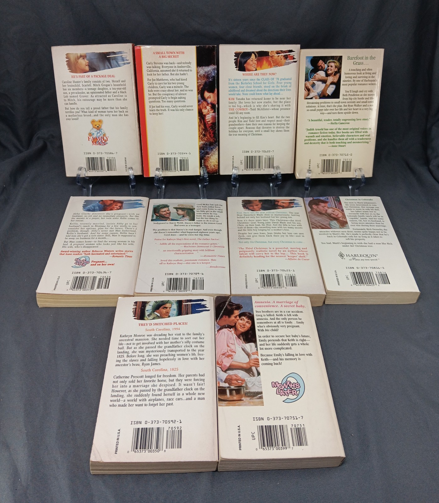 Huge Romance Paperback Lot 52 Books Harlequin Silhouette Dailey Novak Mixed PB