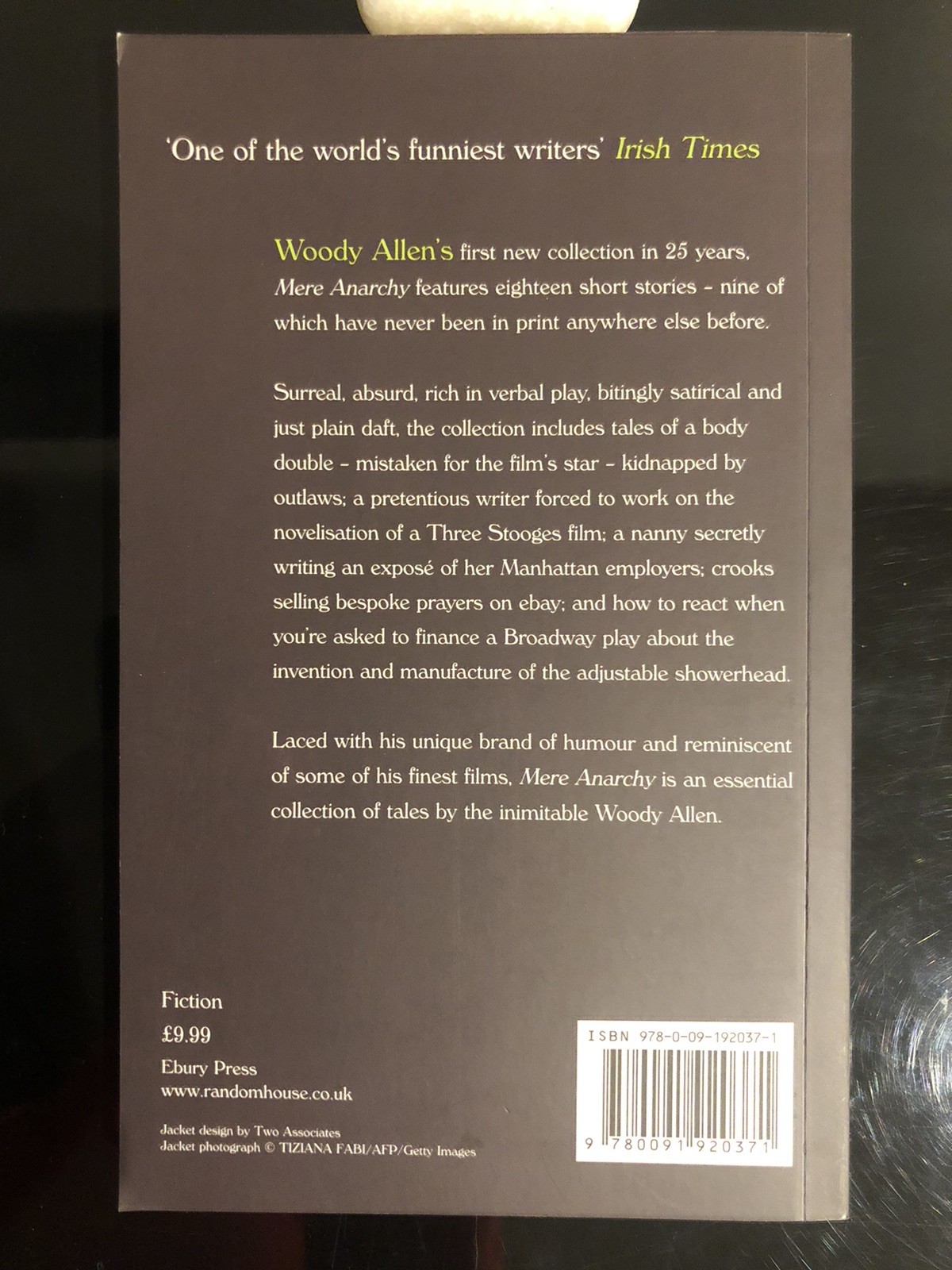 Woody Allen Mere Anarchy Ebury Press 2007 First Ed/F.Print SC LN 🎬