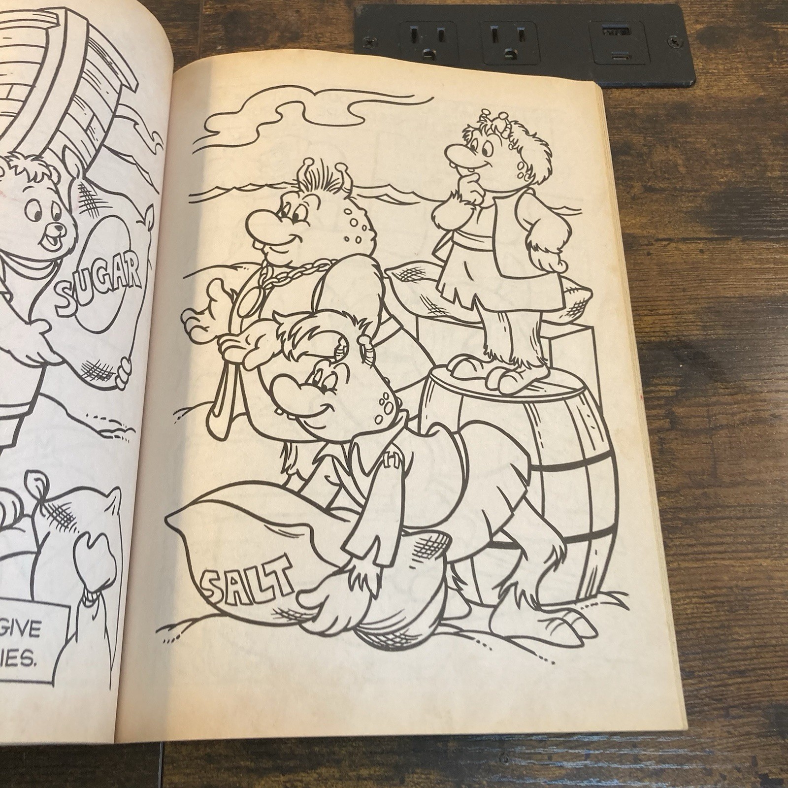 Teddy Ruxpin Coloring Activity Book 108 Clean Pages Golden 1986