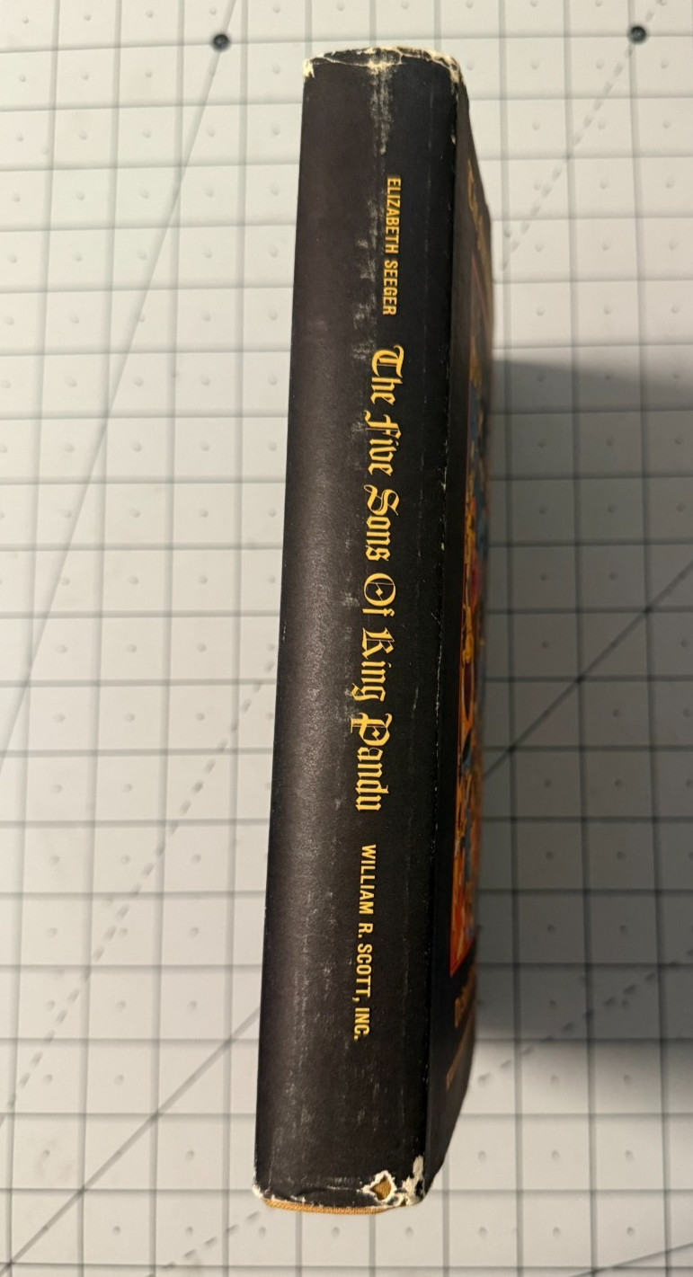 Five Sons of King Pandu Story of the Mahabharata Elizabeth Seeger Illustrated HC