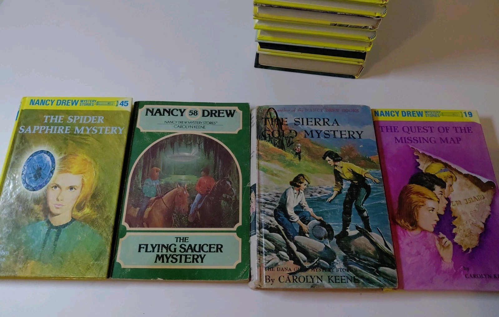 Nancy Drew Mystery Stories by Carolyn Keene – Lot Of 15 Books 1-4, 6, 8, 11,…