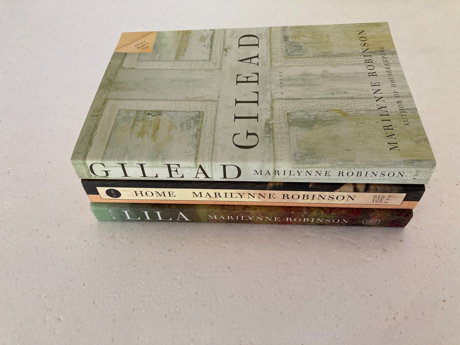 Marilynne Robinson Lot: Gilead, Home, Lila Advance Reader’s Copies ARCS