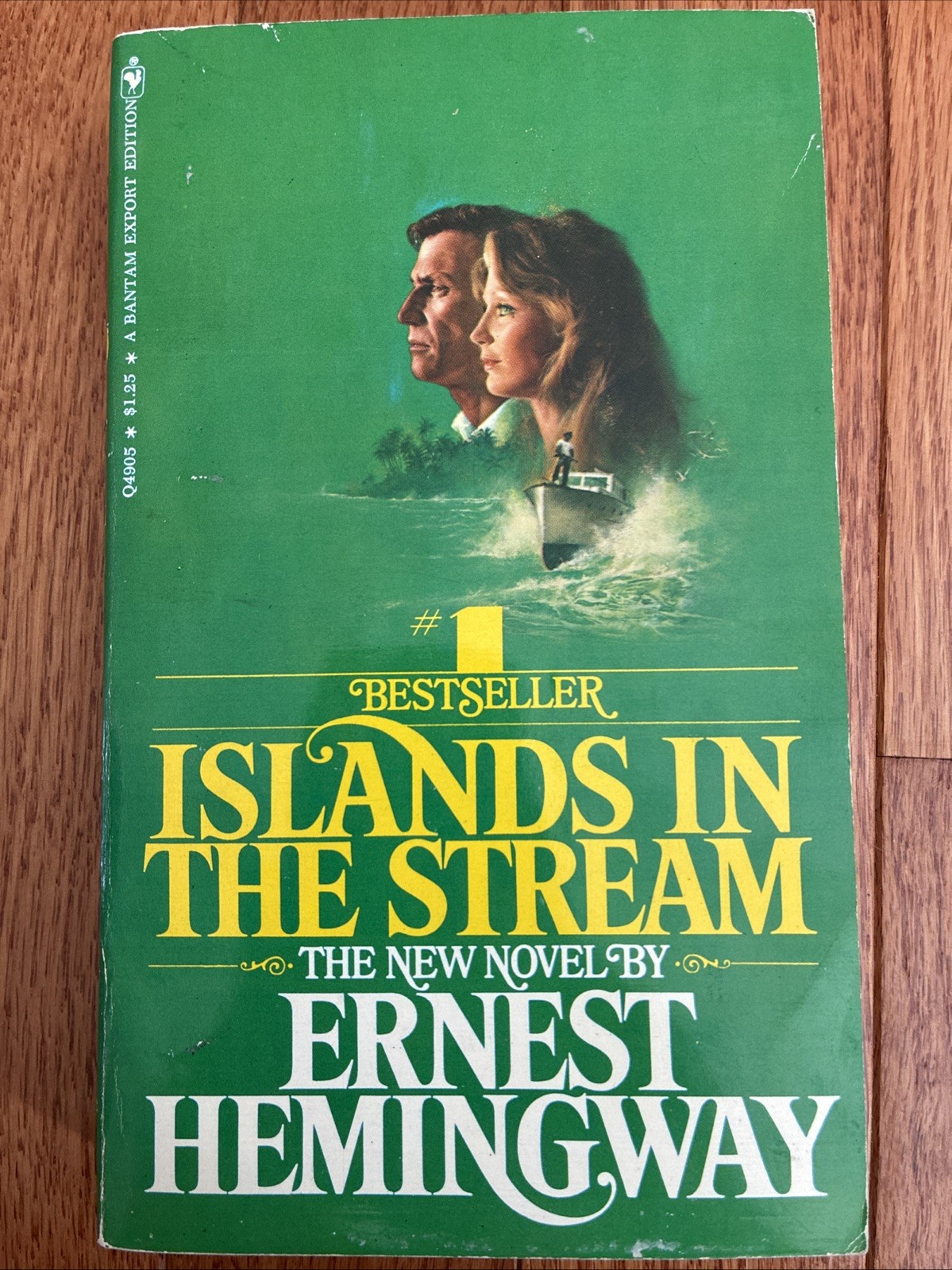 Islands in the Stream Ernest Hemingway~ RARE Bantam Export Edition Paperback VTG
