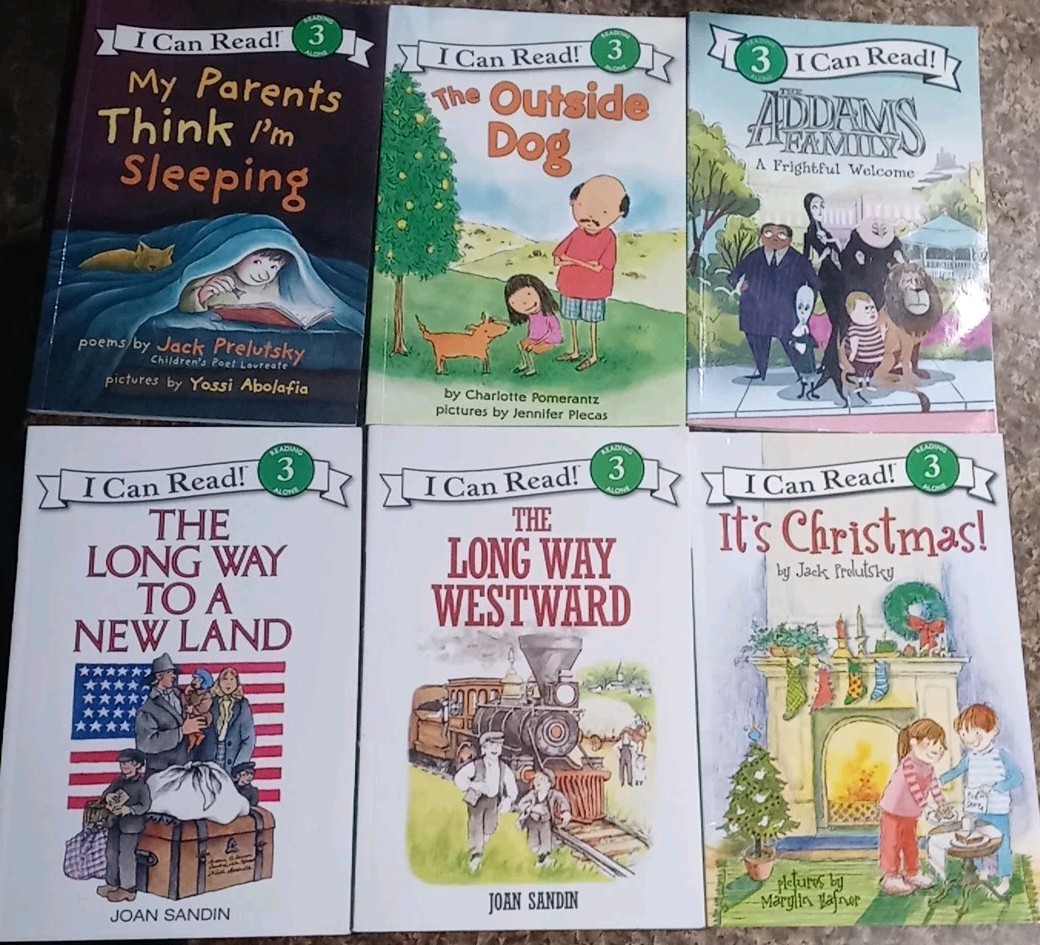 Mixed Lot of 6 „I CAN READ!“ Series Books Level 3 (Reading Alone) Early Readers