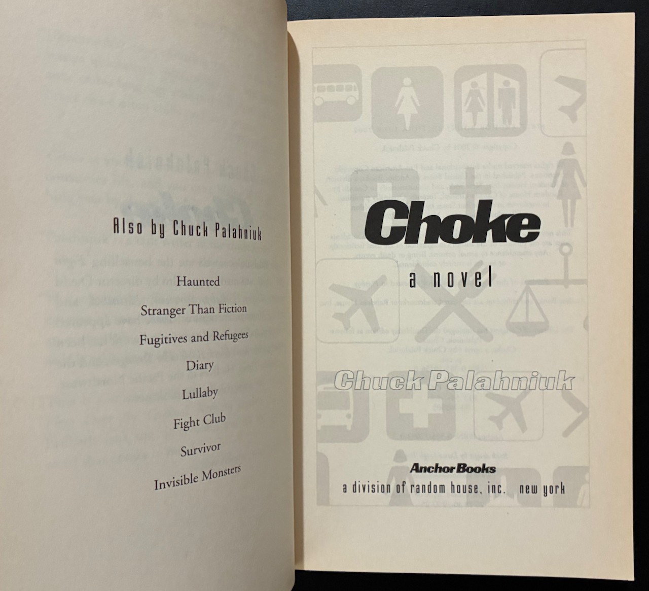 Chuck Palahniuk Snuff SIGNED 1st Printing + Choke + Make Something Up PB Lot VG+