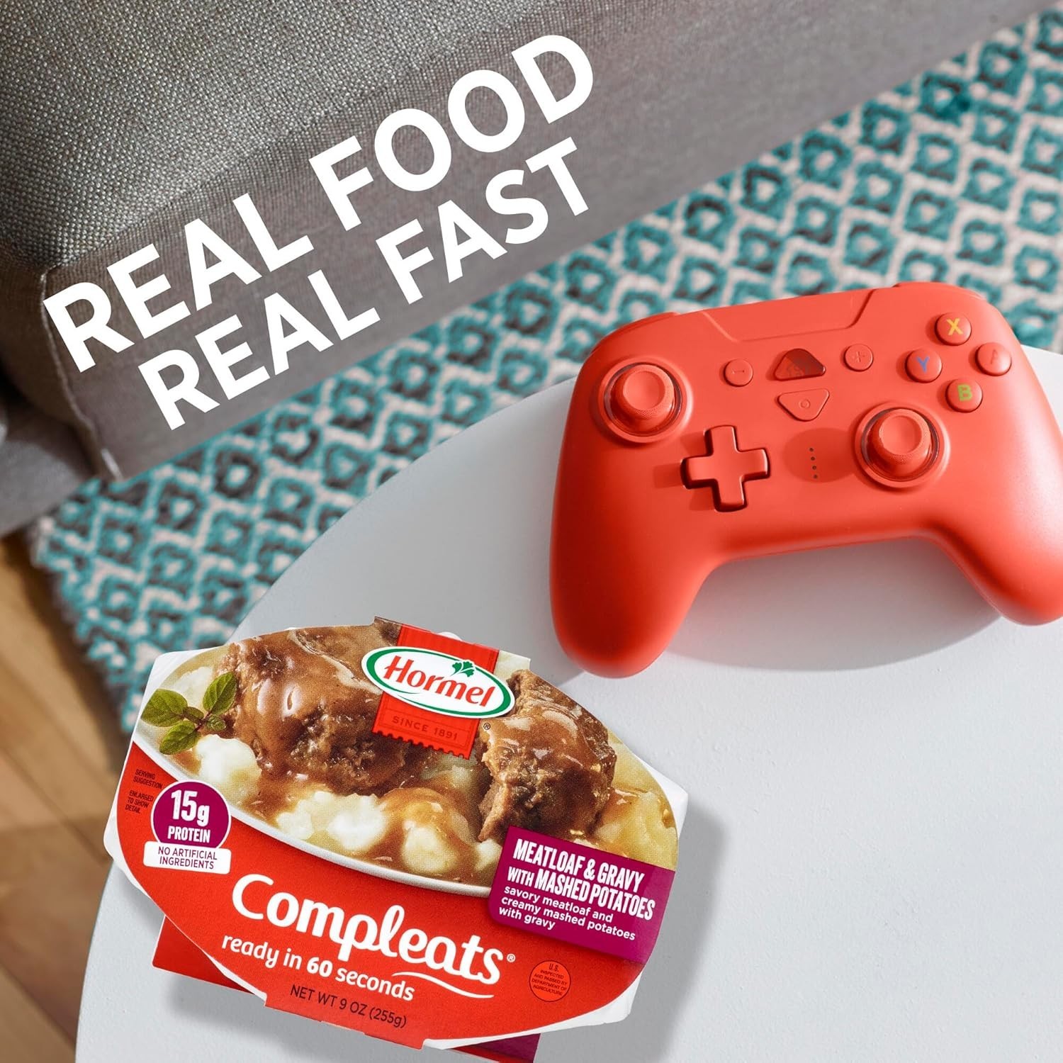 Comfort Food Delights: Meatloaf and Gravy with Mashed Potatoes – 9 oz. Trays
