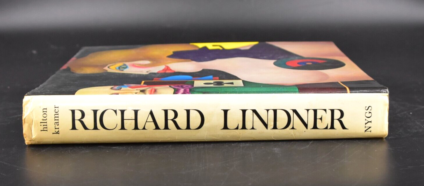VTG Richard Lindner Art Book Hardcover 56 Color Plates Hilton Kramer 1st Ed