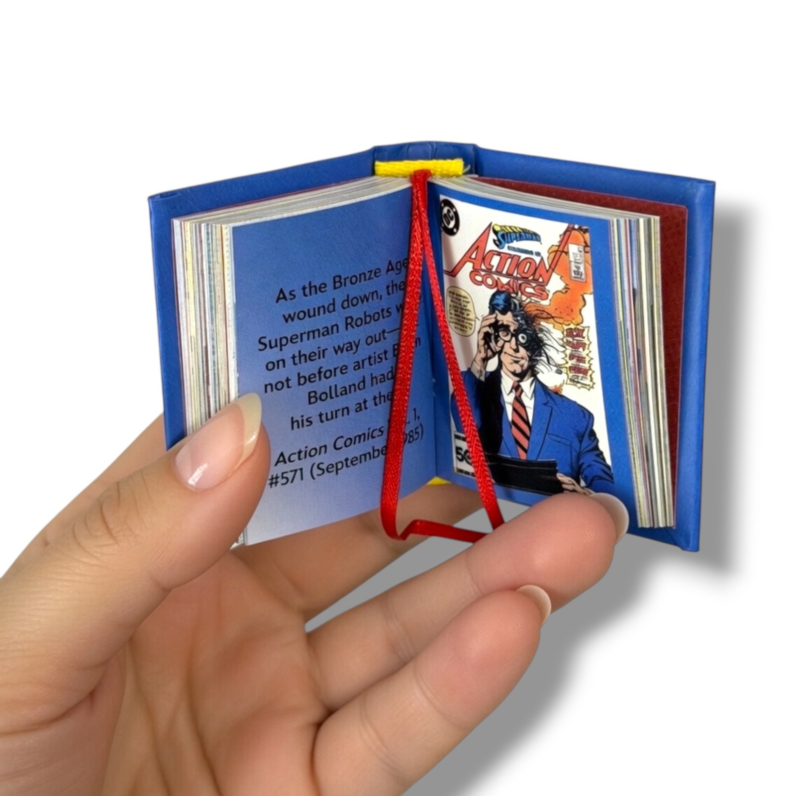 Superman tiny book hardcover with slipcase by Insight Editions 1.3 x 1.7
