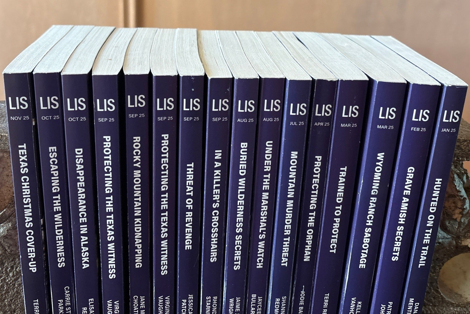 16~Harlequin 2025 Love Inspired Suspense (LIS) Paperback Book Lot Jan.-Nov.