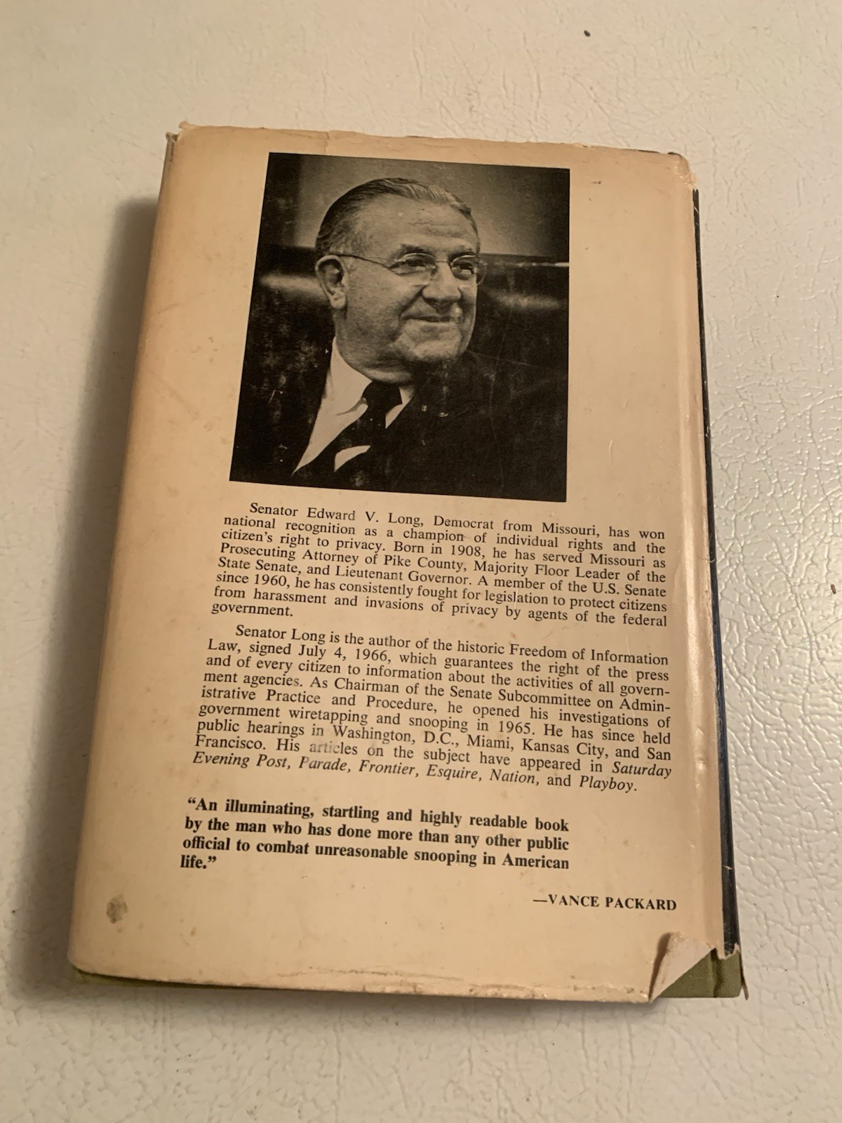 The Intruders by Sen Long Signed Hardcover With Dust Jacket 1967 3rd Printing