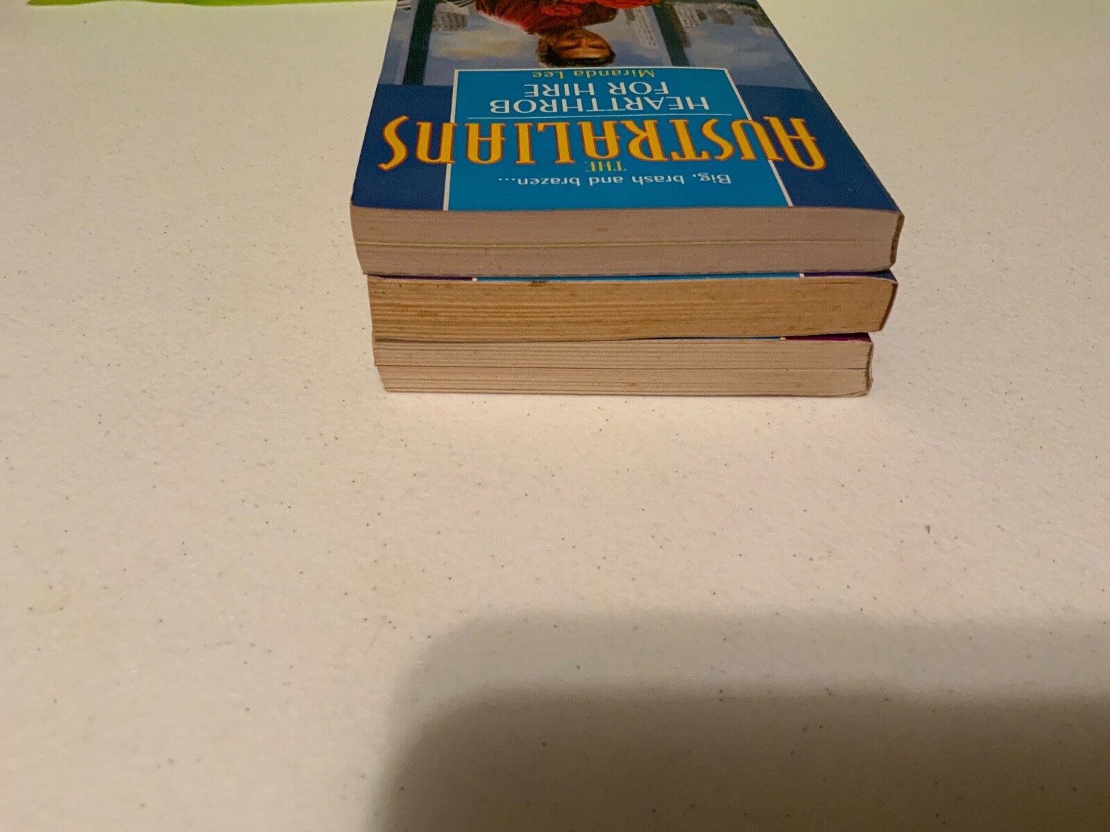 LOT OF 4 Harlequin The Australians Romance Series Paperback Books